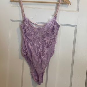 3/$15 Lavender lace bodysuit.